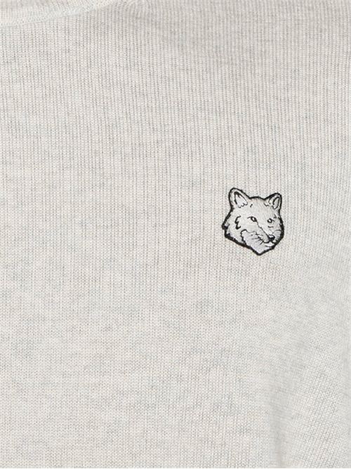 Bold fox head patch regular jumper Maison Kitsuné | MM00815KT1036H120